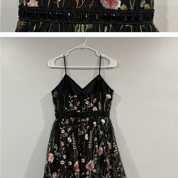 Mac Duggal 12345 Floral Embroidered Bustier Top Dress 6 - Picture 2 of 3